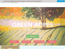 Tablet Screenshot of greenacreshealthfood.com